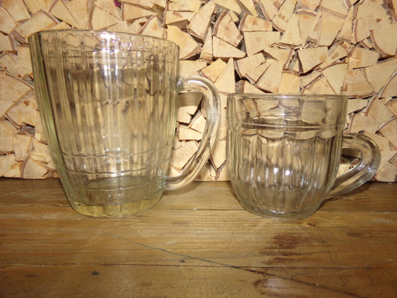 №17. Граненые кружки. 0.5 и 0.25 литра. СССР.