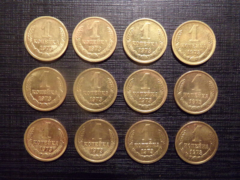 №219. Одна копейка. 1973 год. СССР.