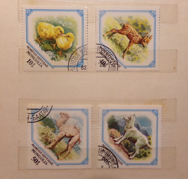 №70. Почтовые марки Монголии и Кубы. 1970-80 года.