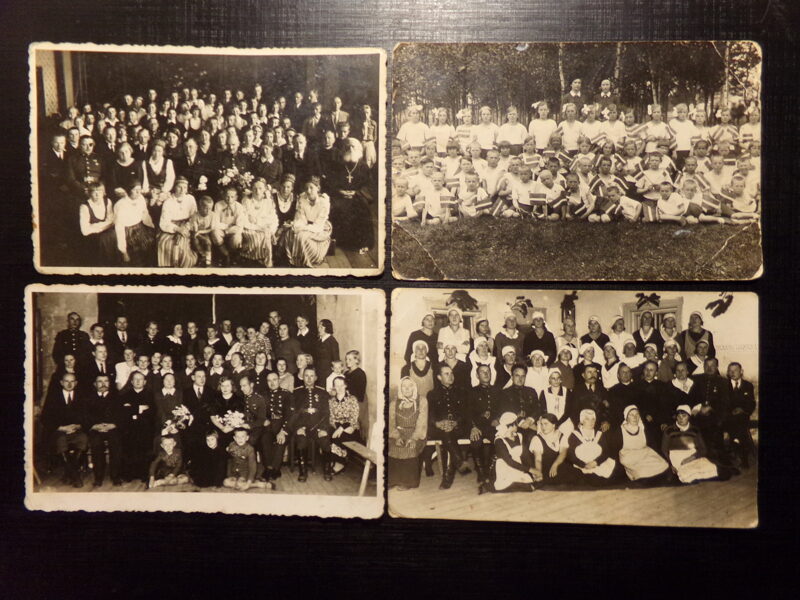 №106. Латвия. Групповые фото. 1935 год.