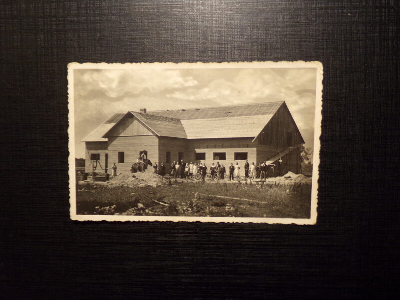 №95. Латвия. Строительство фермы. 1930-тые года.