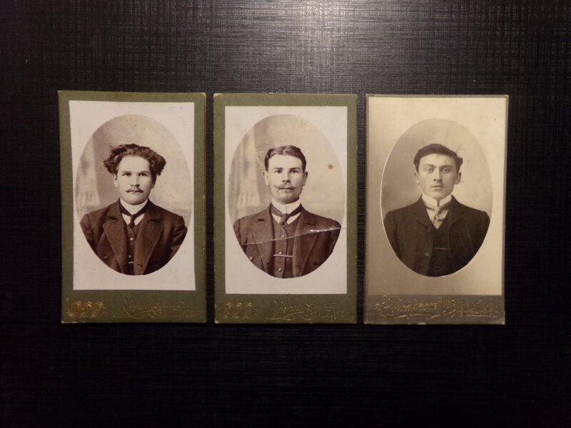 №190. Мини форматные фото на картоне. Российская Империя. Владивосток. Начало 20 века.