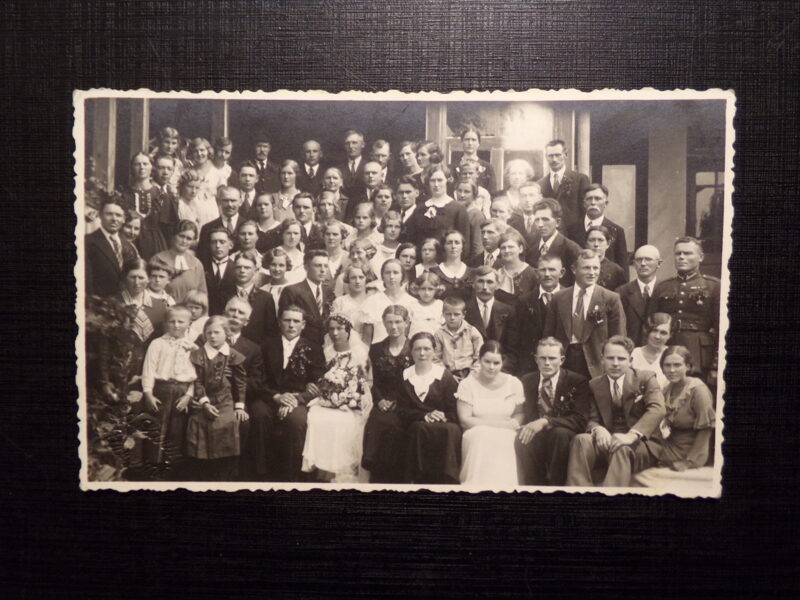 №265. Латвия. Свадьба. 1930-тые года. Печать фотостудии -Алуксне.