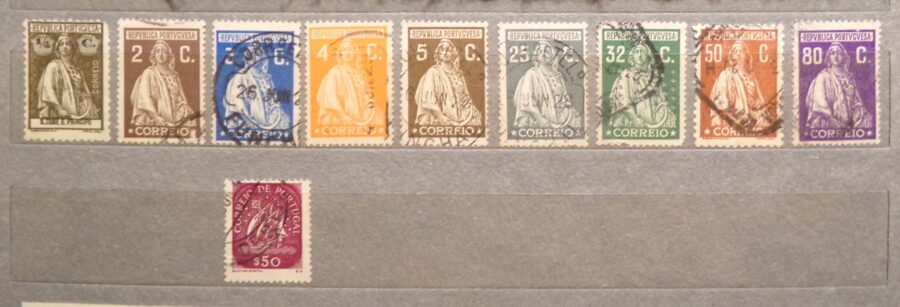 №49. Почтовые марки Португалии. Начало 20 века. 