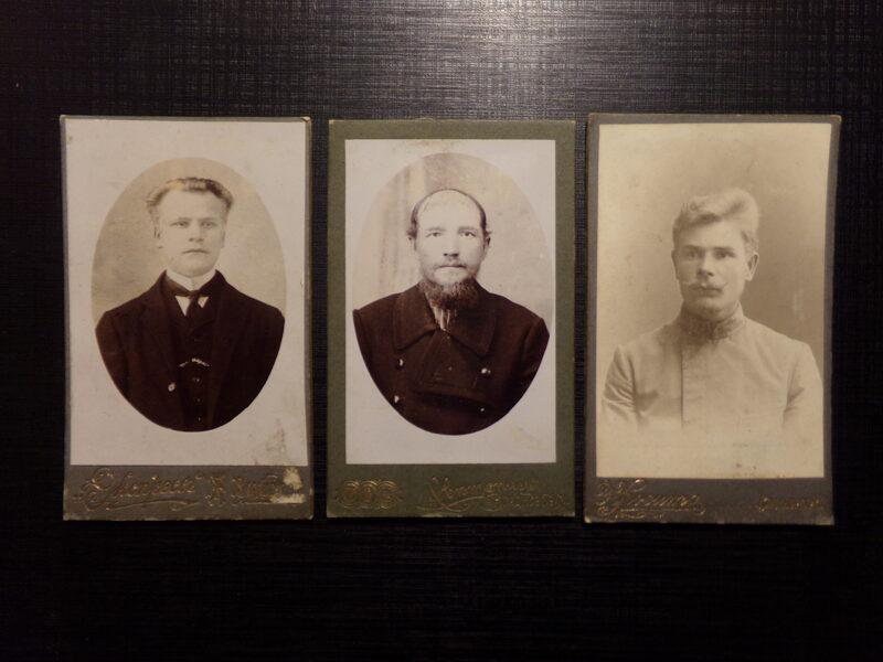 №191. Мини форматные фото на картоне. Российская Империя. Владивосток. Начало 20 века.