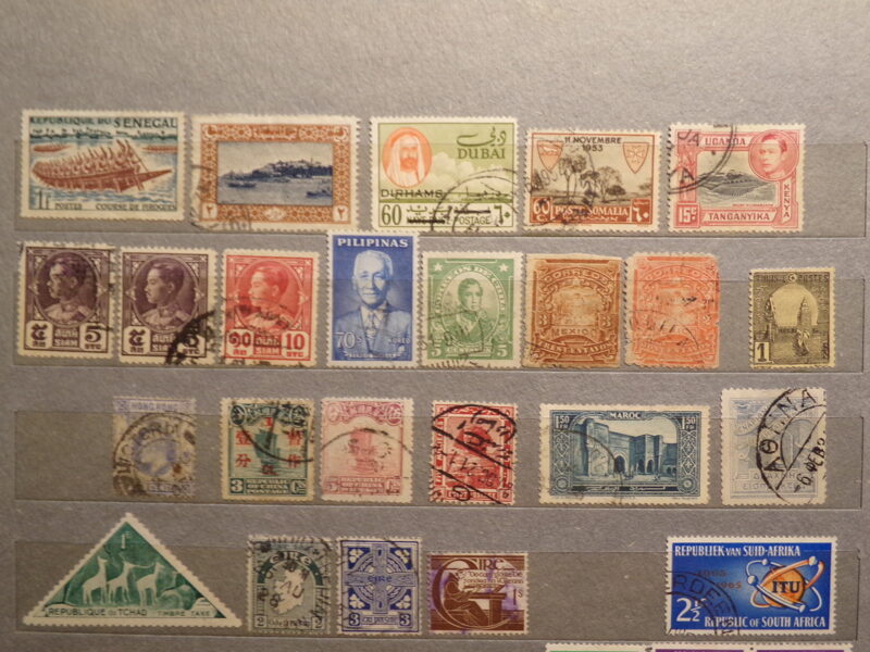 №51. Почтовые марки Сенегал. Сомали. Сиам. Чили. Мексика. Чад. Ирландия. Марокко. Филипины. Чили. Греция. Египет. Гон-Конг. Начало 20 века.