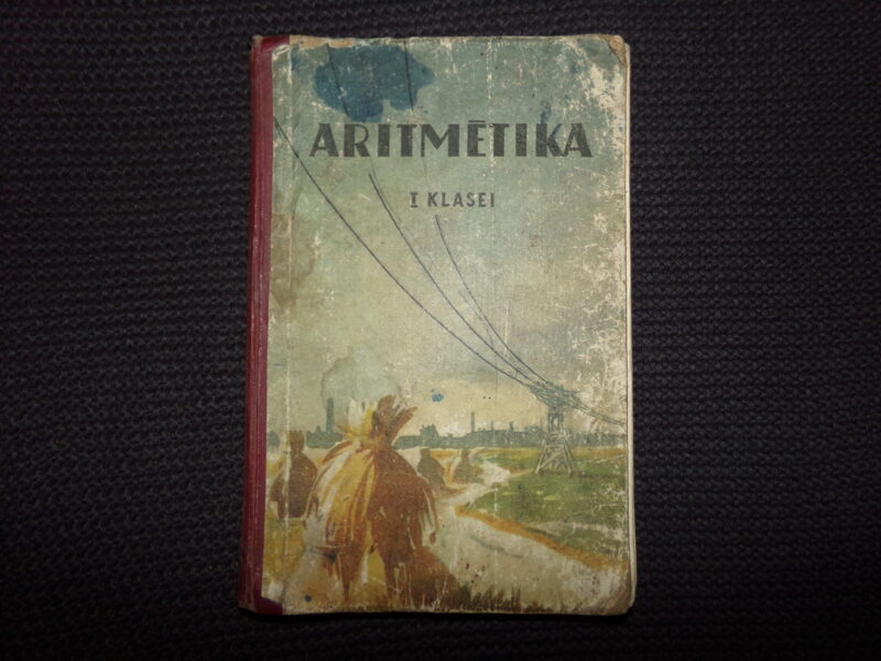 №157. Арифметика для 1 класса. Рига. 1959 год. На латышском языке. 190 страниц.