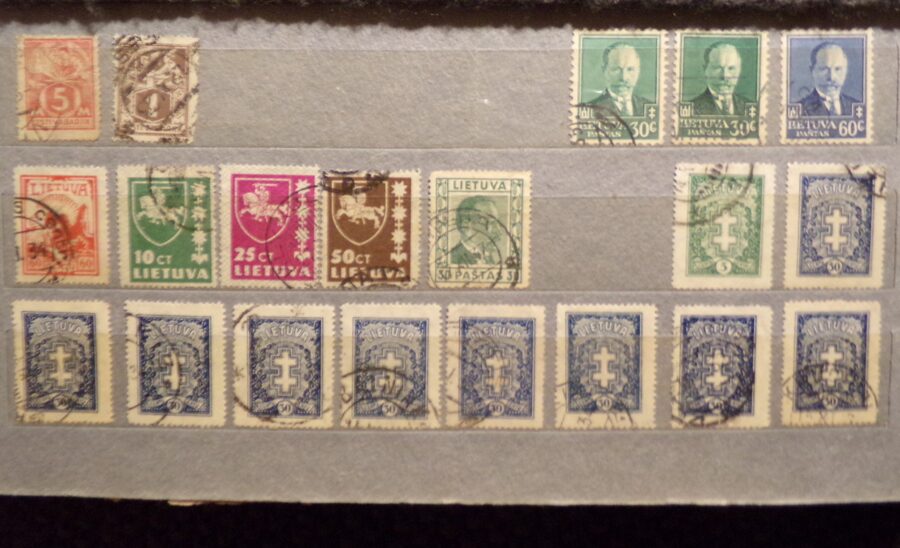 №41. Почтовые марки Литвы и Эстонии. 1918-1940 год.