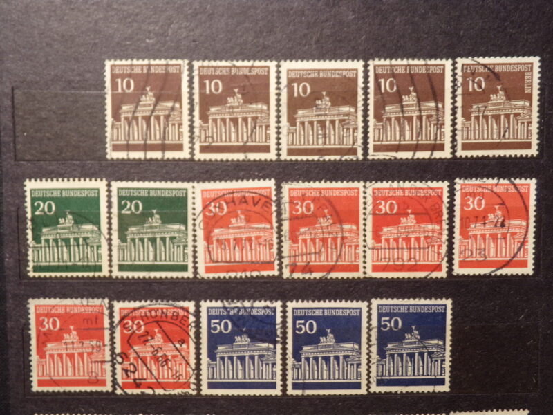 №36. Почтовые марки ФРГ. (Западная Германия). Середина 20 века.