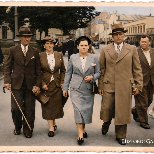 Мария и Николай Дубровские. Рига. 1939 год. Уличный фотограф .                            