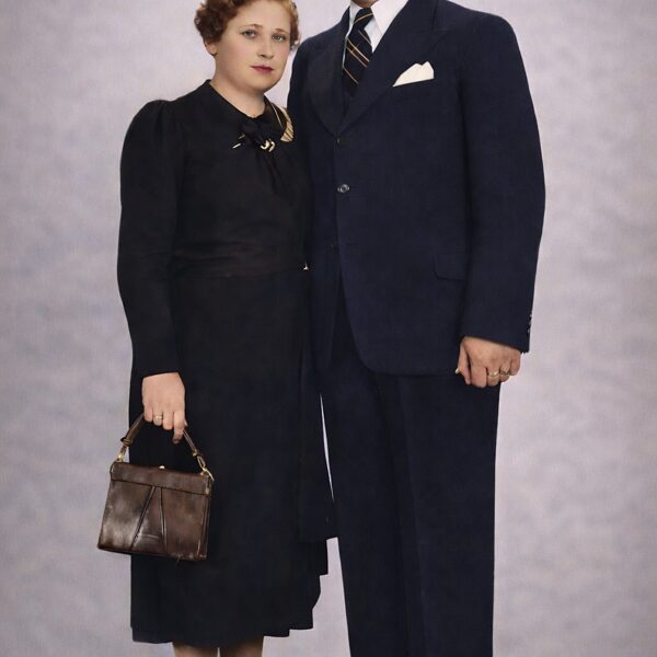 Мария и Николай Дубровские. Рига. 1939 год.